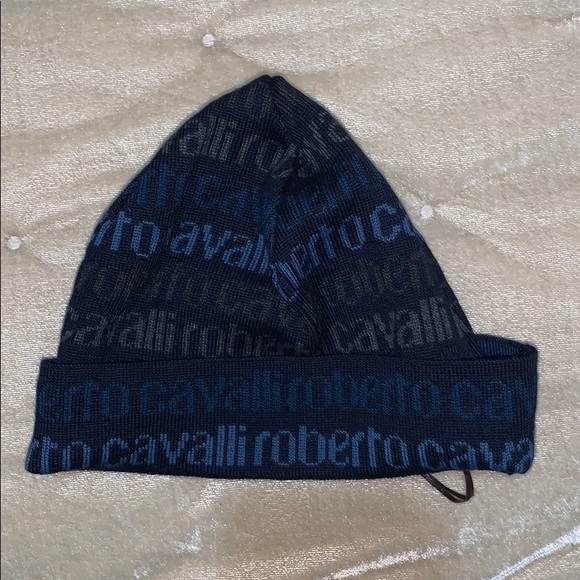Roberto Cavalli Logo Beanie Hat - Picture 7 of 7